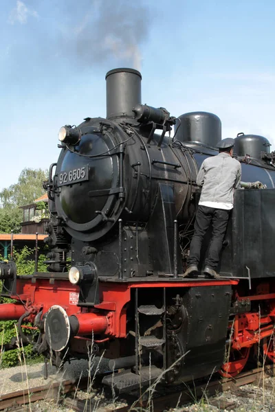 蒸気機関車Emil Mayrisch — ストック写真