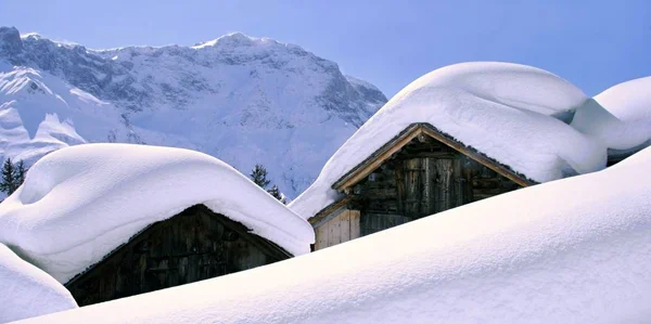 Vista Panorâmica Paisagem Majestosa Dos Alpes — Fotografia de Stock