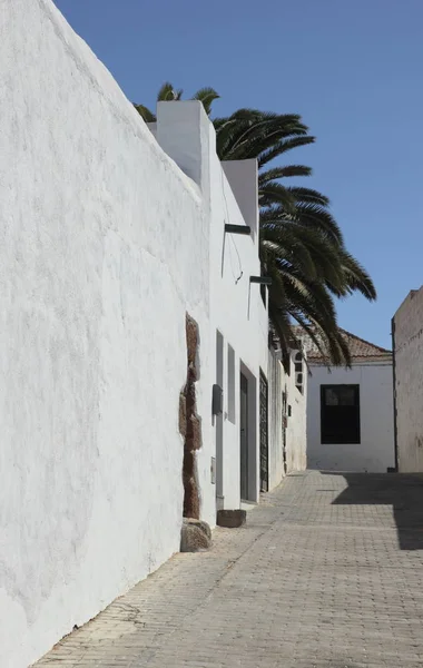 Ulica Starego Miasta Teguise Lanzarote Wyspy Kanaryjskie — Zdjęcie stockowe