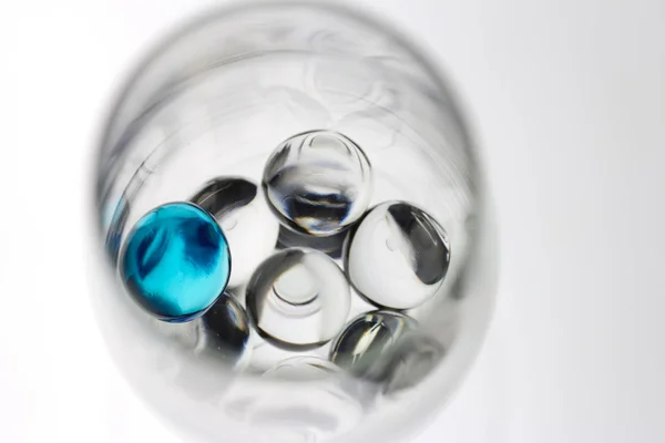 Glass Balls White Background — Stock Photo, Image