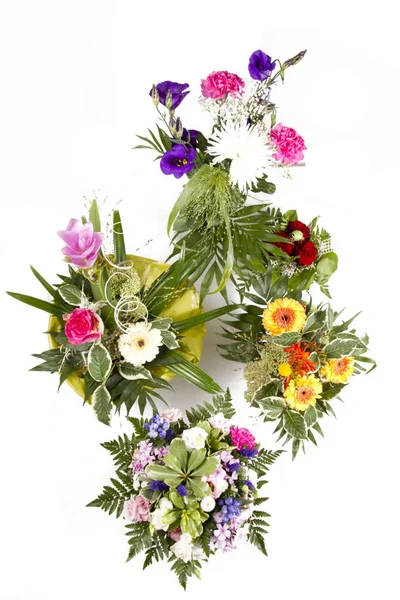 Nahaufnahme Von Brautstrauß Blumensträuße — Stockfoto