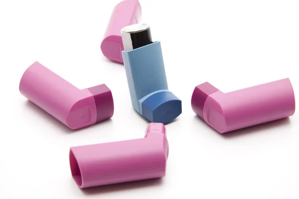 Pojemnik Sraydose Astmę — Zdjęcie stockowe