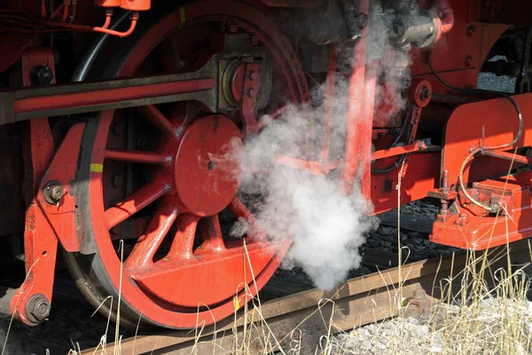 Wheels Steam Locomotive — Stock Photo, Image