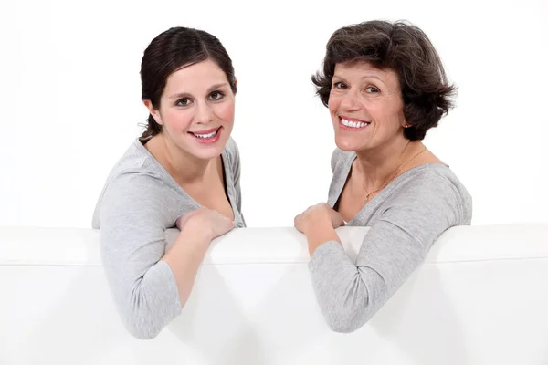 Portrait Mother Her Daughter — Stock Photo, Image