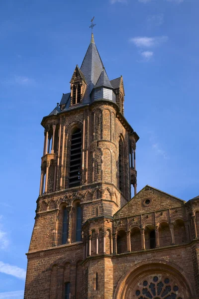 Kerk Dillingen Een Zonnige Ochtend Saarland Duitsland — Stockfoto