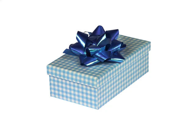 Caja Regalo Azul —  Fotos de Stock