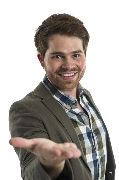 Man Showing His Palm — Stock Photo, Image