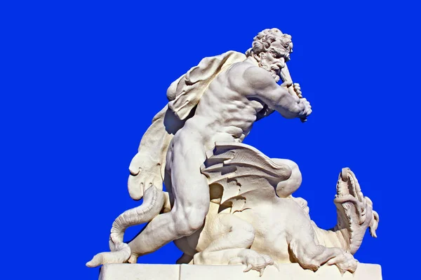 Hercules Vechten Tegen Draak — Stockfoto