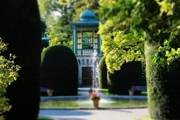 Wilhelma Jardín Zoológico Botánico Stuttgart Barrio Bad Cannstatt Norte Ciudad — Foto de Stock