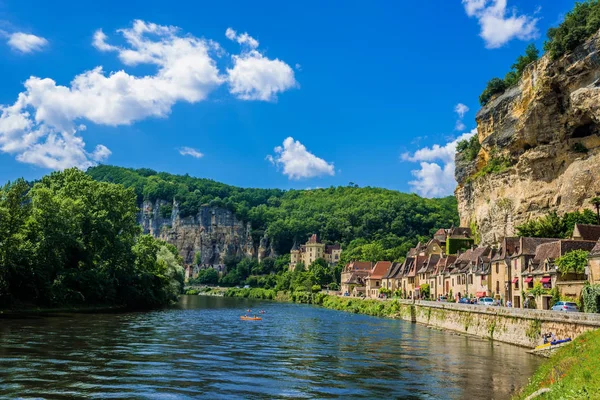 Roque Gageac Frankrike Juni 2012 Vackra Byn Roque Gageac Dordogne — Stockfoto