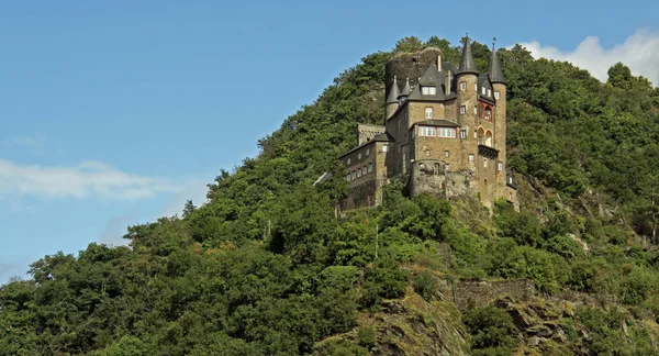 Vista Panorâmica Majestosa Arquitetura Medieval Castelo — Fotografia de Stock