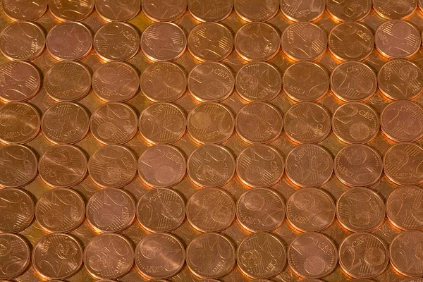 Euro Coins Interesting Background Studio Shot — Stock Photo, Image