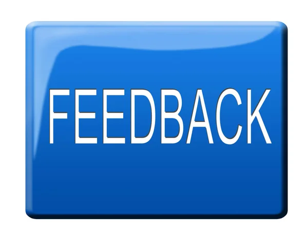 Feedback Press Button Web — Stock Photo, Image