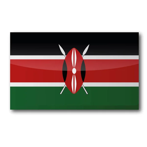 Flag Kenya Country Flag — Stock Photo, Image