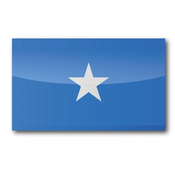 Somálská Vlajka Vlajka Země — Stock fotografie