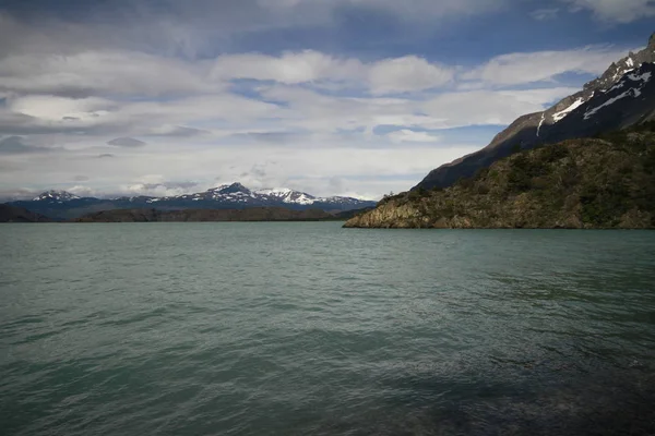 Trek Στο Torres Del Paine Park — Φωτογραφία Αρχείου