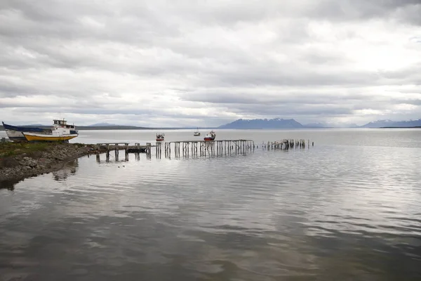 Puerto Natales Patagonia Chileport — Foto de Stock