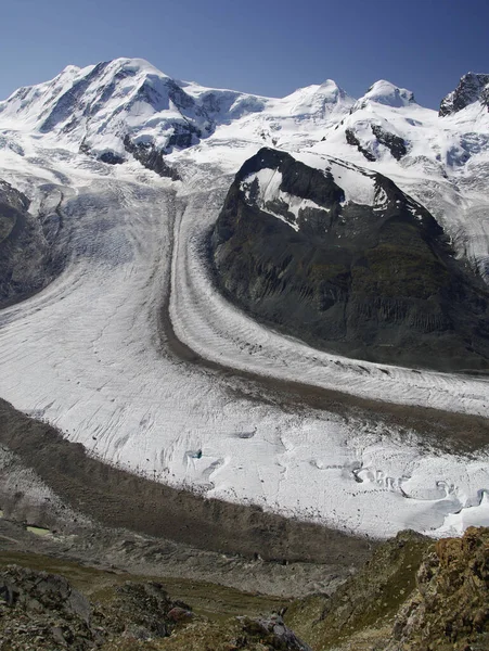 Zermatt Matterhorn Gornergrat Monte Rosa — Zdjęcie stockowe