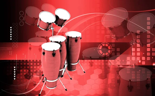 배경에 드럼의 디지털 — 스톡 사진