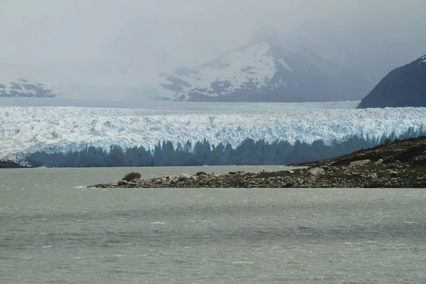 Perrito Moreno Παγετώνας Αργεντινή — Φωτογραφία Αρχείου