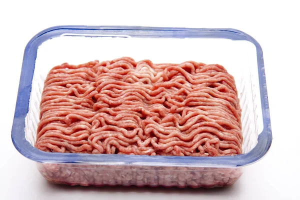 Gehakt Vlees Verpakking — Stockfoto