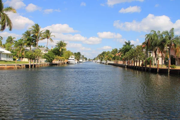 Canal Fort Lauderdale Florida — Fotografia de Stock