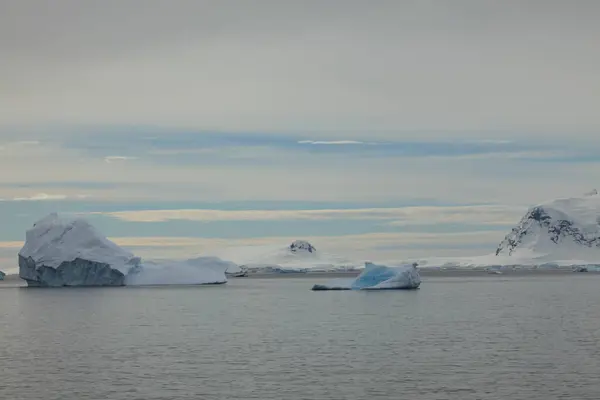 Ghiacciaio Antartico Polo Nord — Foto Stock