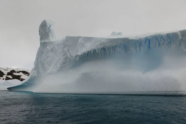 Ghiacciaio Antartico Polo Nord — Foto Stock