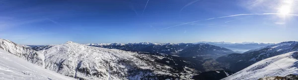 Panorama Des Alpes Autrichiennes Dans Sud Carinthie Autriche — Photo