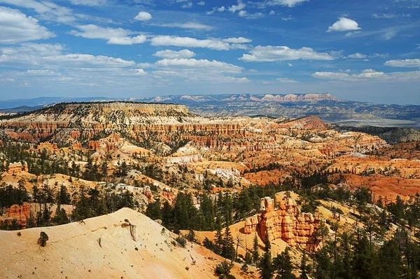Bryce Canyon Stenig Formation Och Sandsten Landmärke — Stockfoto