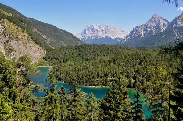 Vista Panorâmica Bela Paisagem Alpes — Fotografia de Stock