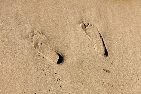 Stopy Písečné Pláži — Stock fotografie