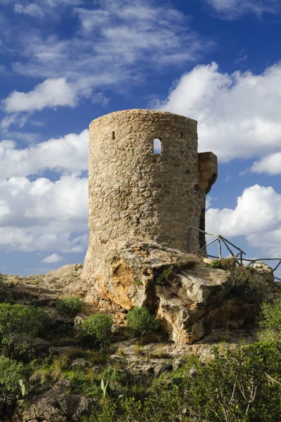Watchtower Torre Del Verger Banyalbufar Μαγιόρκα Ισπανία — Φωτογραφία Αρχείου