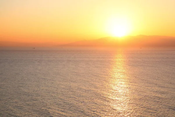 Ranní Záře Suruga Bay Shizuoka Japonsko — Stock fotografie