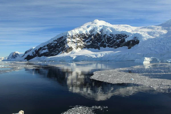 Ghiacciaio Antartico Polo Nord — Foto Stock