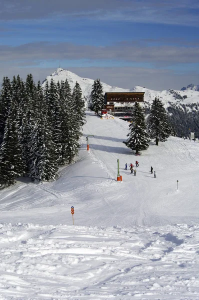 Estação Esqui Kitzbuehel Alpes — Fotografia de Stock