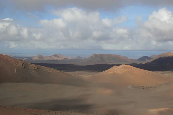 Timanfaya Ulusal Parkı Lanzarote Daki Volkanik Manzara — Stok fotoğraf