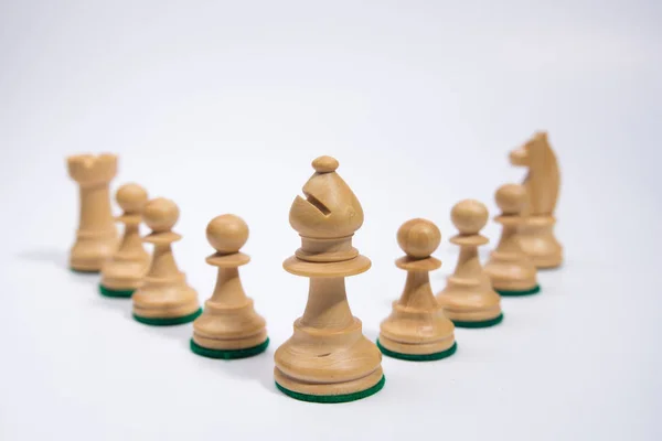 チェスフィギュアトーナメントゲームテーブルスポーツ — ストック写真