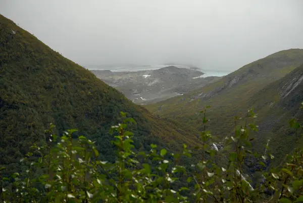 Norwegen Auf Naturlandschaft Hintergrund — Stockfoto