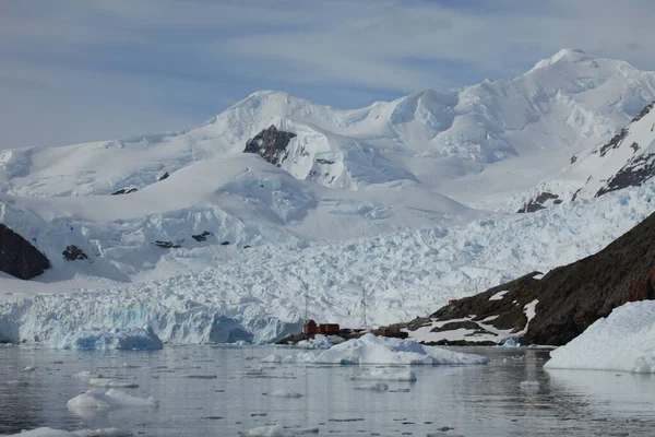 Glaciar Antártico Polo Norte — Foto de Stock