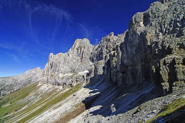 Malowniczy Widok Majestatyczny Krajobraz Dolomitów Włochy — Zdjęcie stockowe