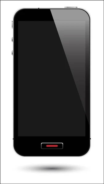 Векторная Иллюстрация Сенсорного Экрана Смартфона Формате Eps10 Сохранения Эффектов Отражения — стоковое фото