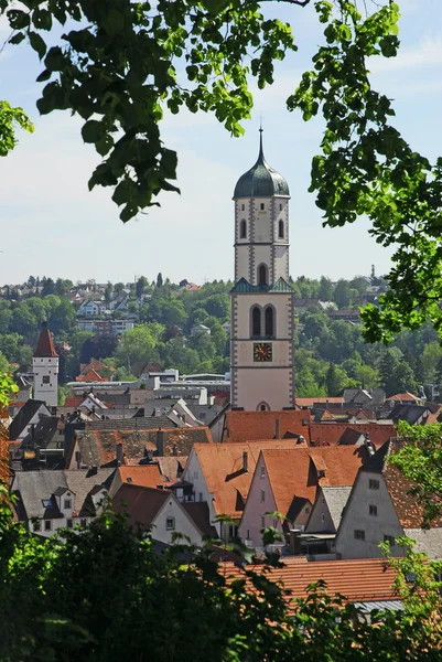 Střechy Starého Města Věží Martina — Stock fotografie