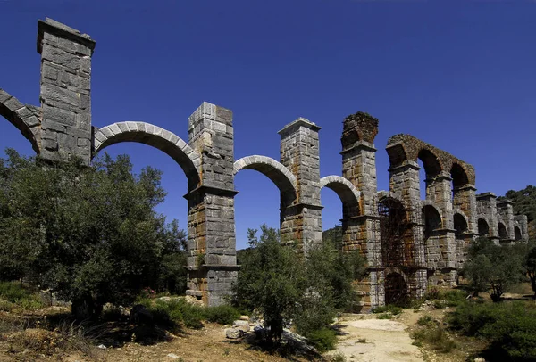 Romersk Akvedukt Vid Moria — Stockfoto