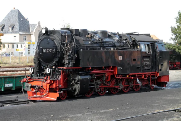 Locomotiva Vapor Das Ferrovias Harz Narrow Gauge — Fotografia de Stock