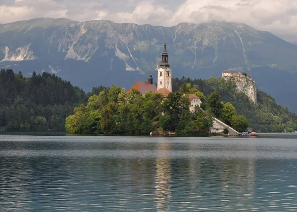 Lake Bled Island Slovenia — Stock Photo, Image