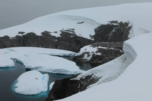 Antarctica Cold Weather Iceberg — Stock Photo, Image