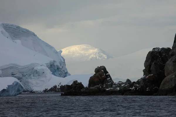 南極氷河北極点です — ストック写真