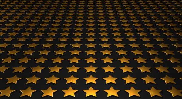 Estrellas Matriz Fondo Oro Negro —  Fotos de Stock