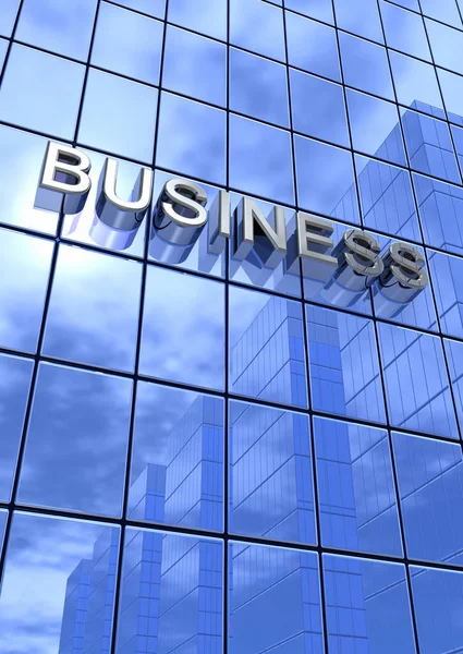 Big Blue Business Concept — Stockfoto